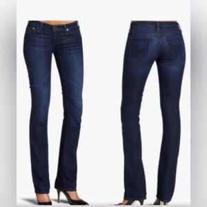 AG Adriano Goldschmied Women's Boot Cut Jeans - Dark Blue